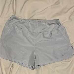 Nike Women's Light Gray Athletic Shorts